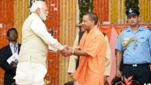 PM Modi praised Yogi Adityanath