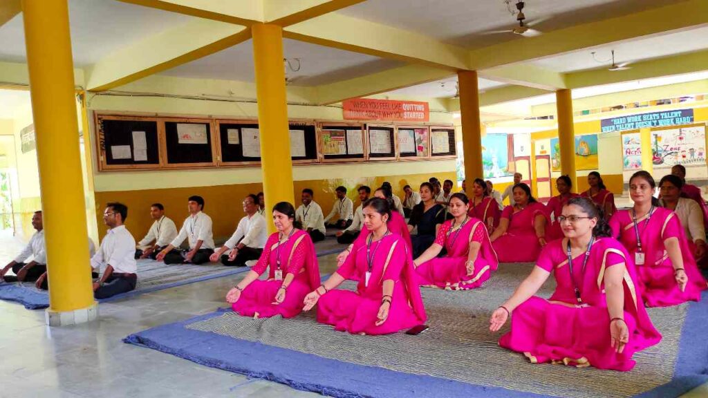 International Yoga day Ganesh School