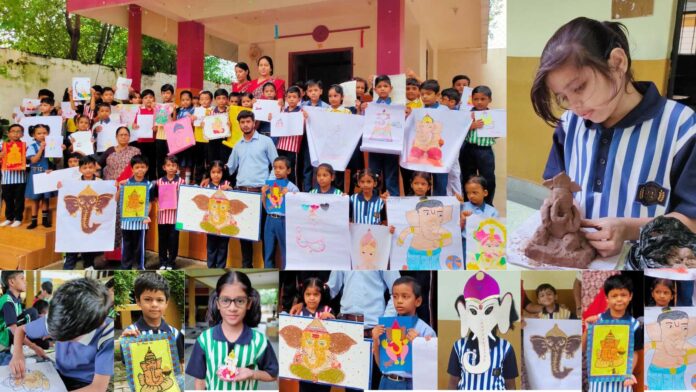 artworks made by the students of Ganesh School