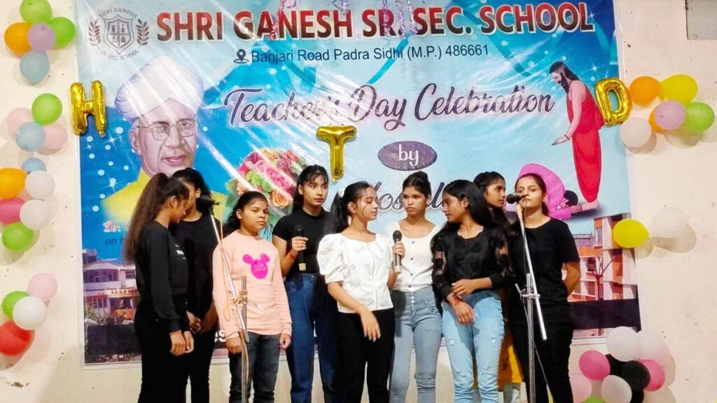 celebrated Teachers Day at sgss school