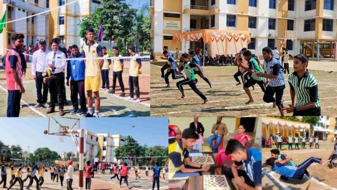 Students showed their talent on the second day of annual sports competition at Ganesh School