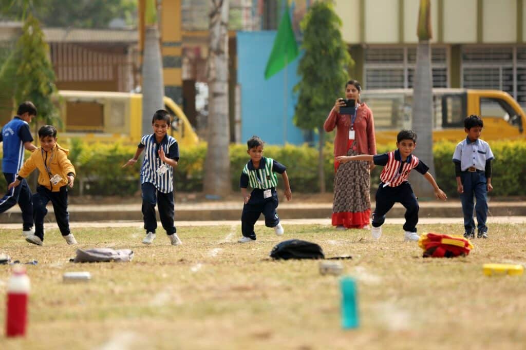 Annual sports competition started in Ganesh School