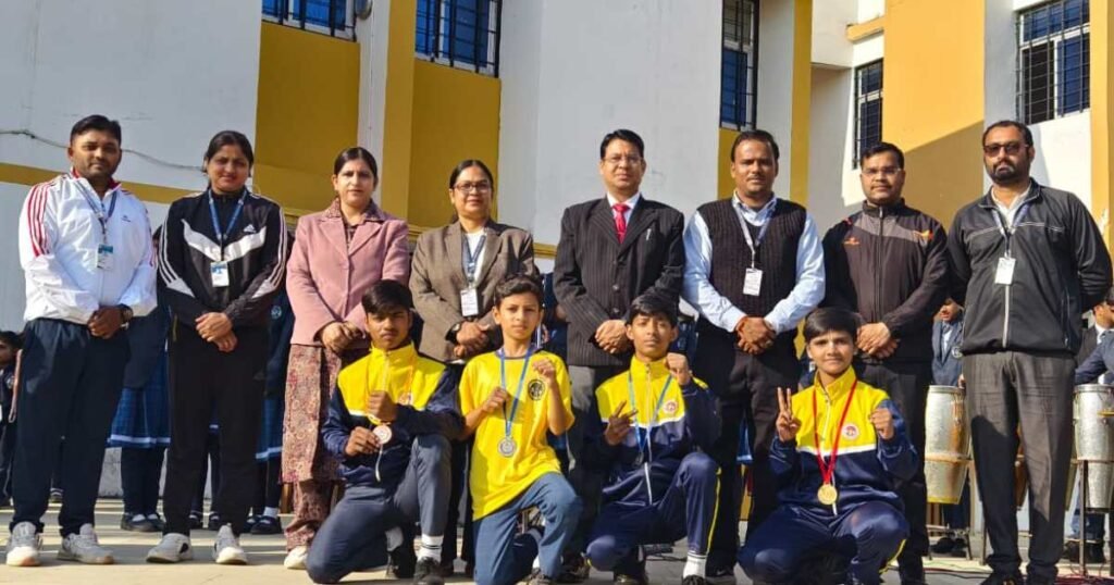 Samridhi from Ganesh School wins gold in the state-level Kudo competition