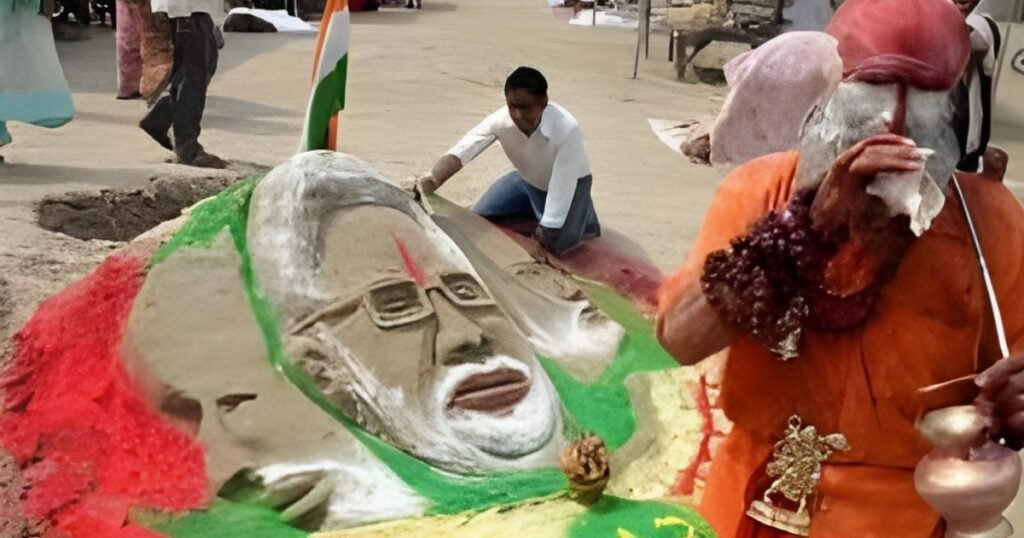 Rajkapur Chitera modi sand art